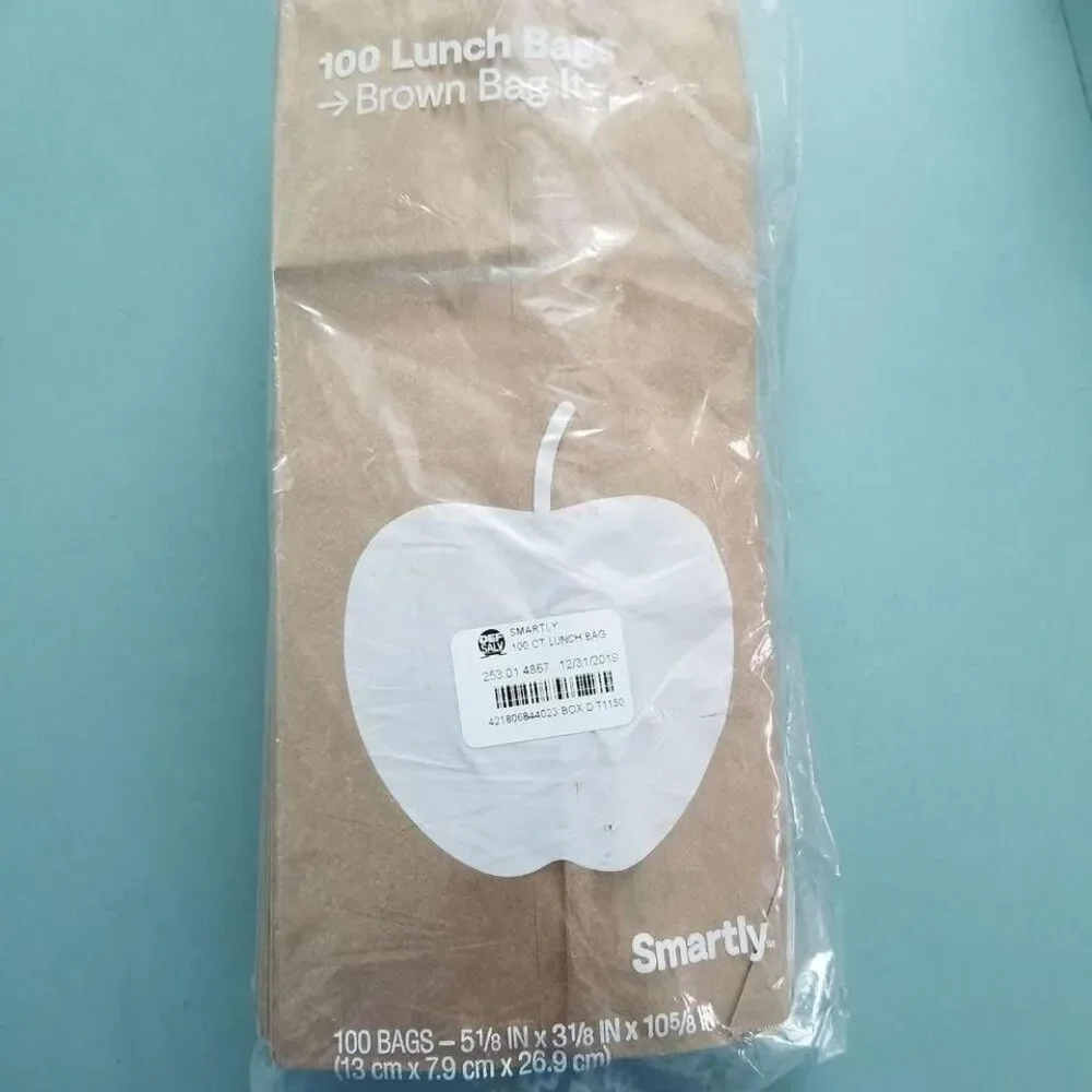 Lunch Bags - 100ct‎ - Smartly, Brown